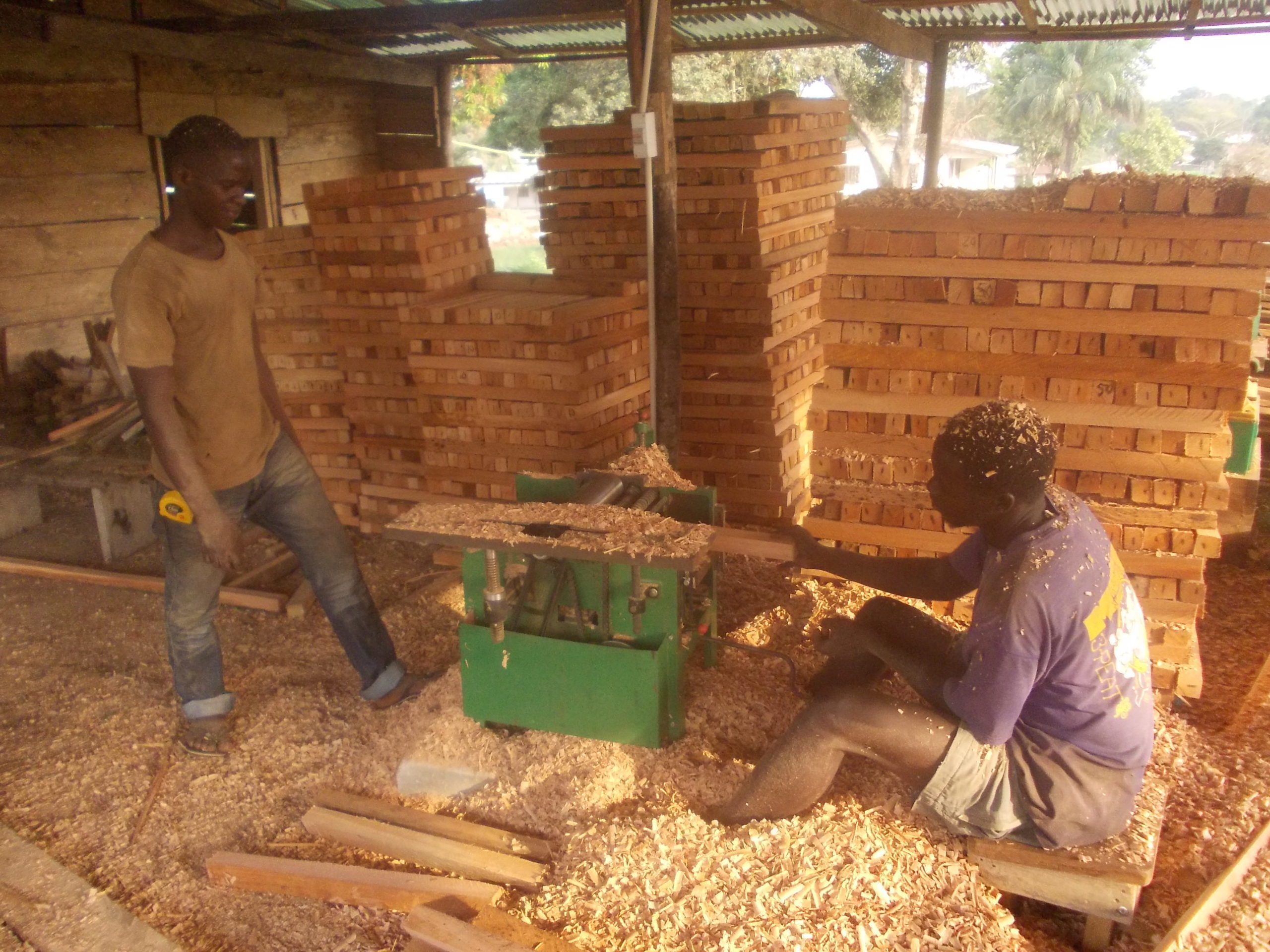 A Nimba County Woodshop Wins Clients