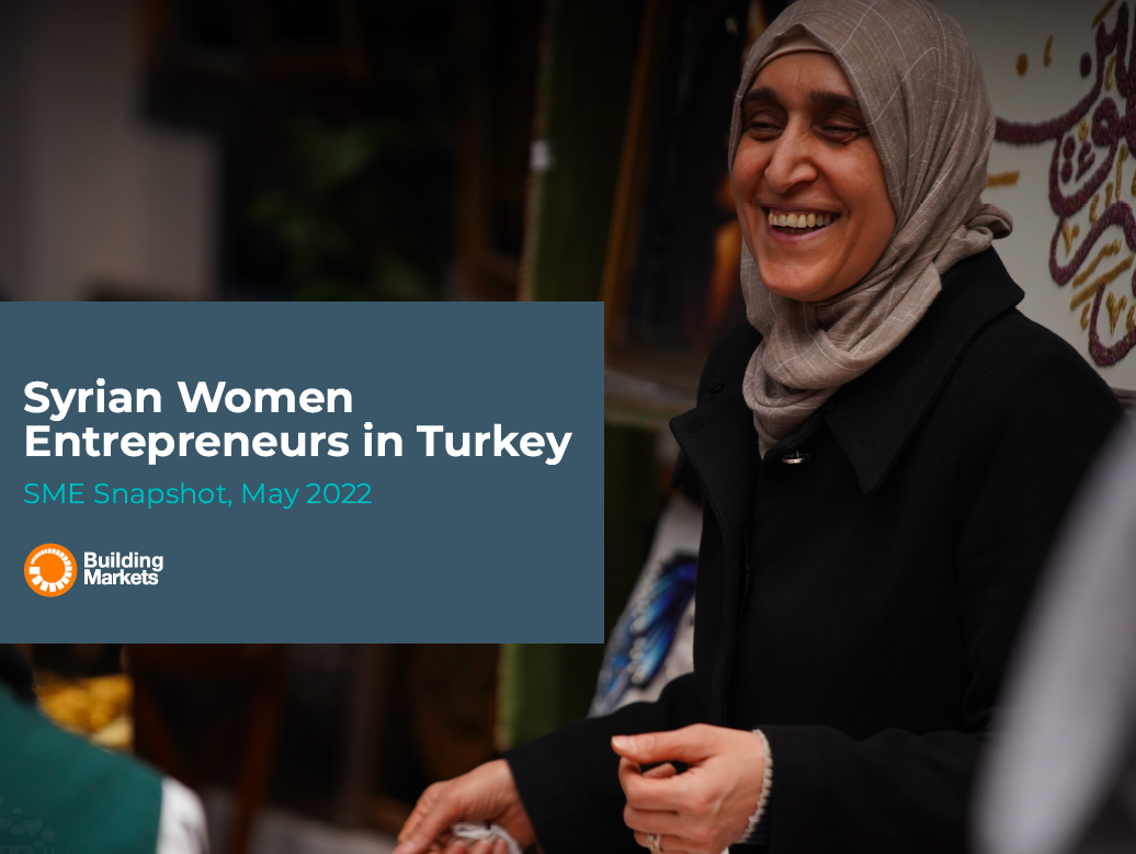 SME Snapshot: Syrian Women Entrepreneurs in Türkiye (2022)