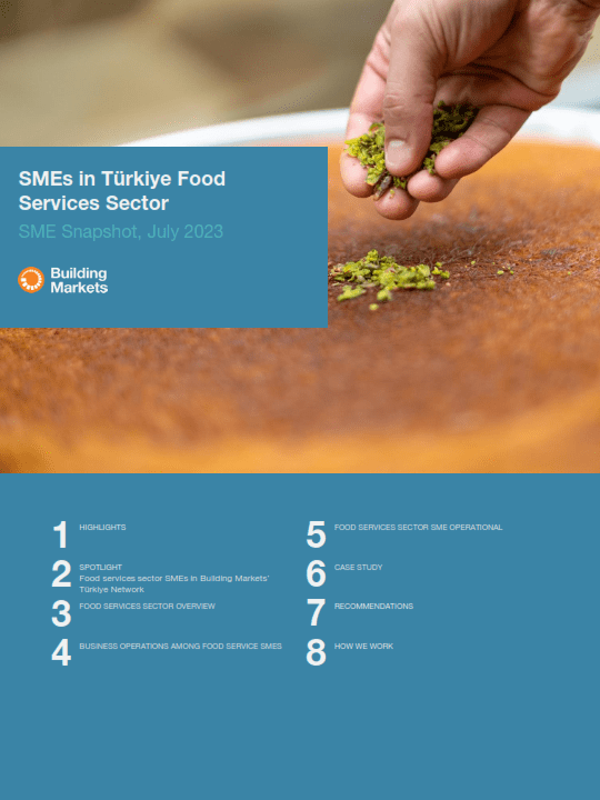 KOBİ Snapshot: Türkiye’de Gıda Hizmetleri Sektöründe Hizmet Veren KOBİ’ler (2023)