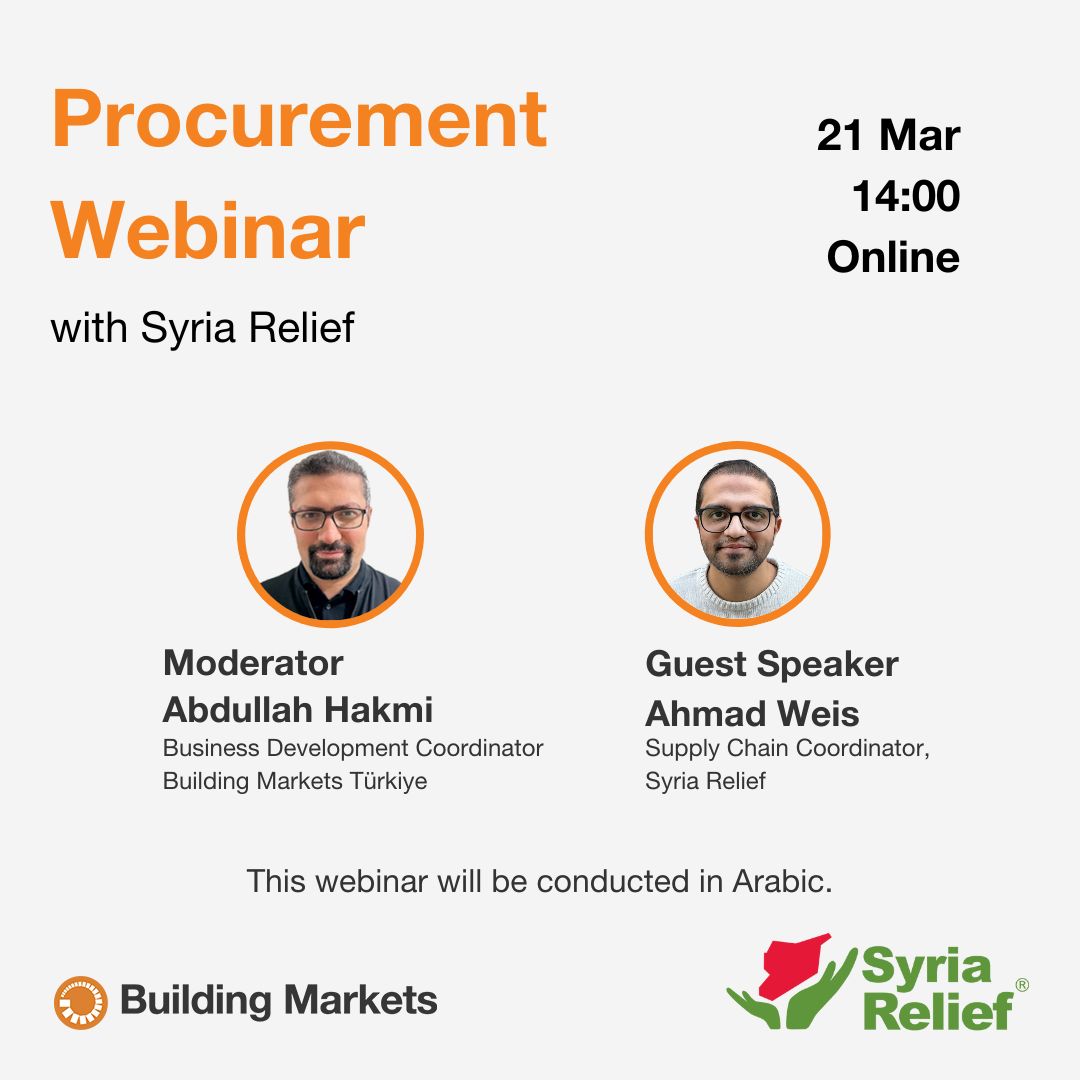 Procurement Webinar with Syria Relief